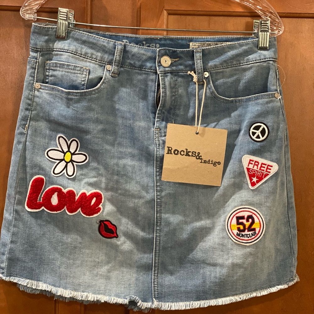 Rocks & Indigo Skirt NWT